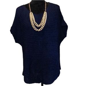 🌟NWT🌟 Lauren Ralph Lauren Navy Knitted Top